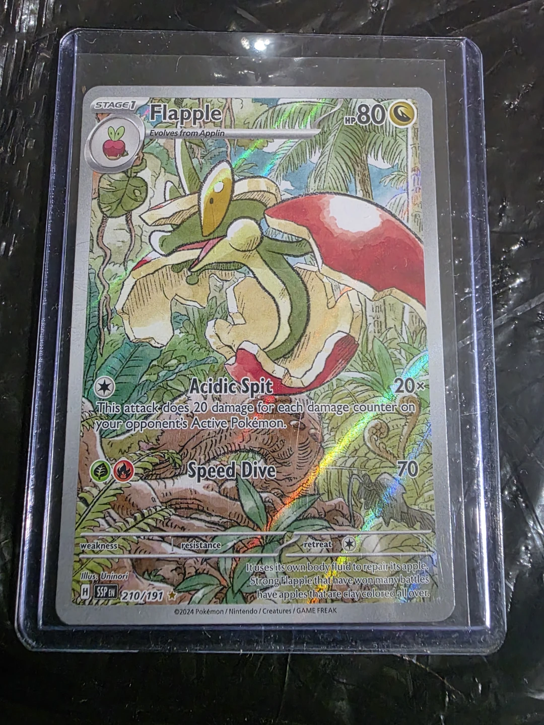 Pokémon Flapple Card SSP 210/191