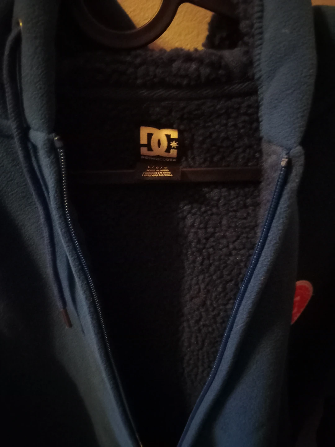 Brand New DC Shoes New Seal Sherpa Zip Hoodie - Large - photo 5