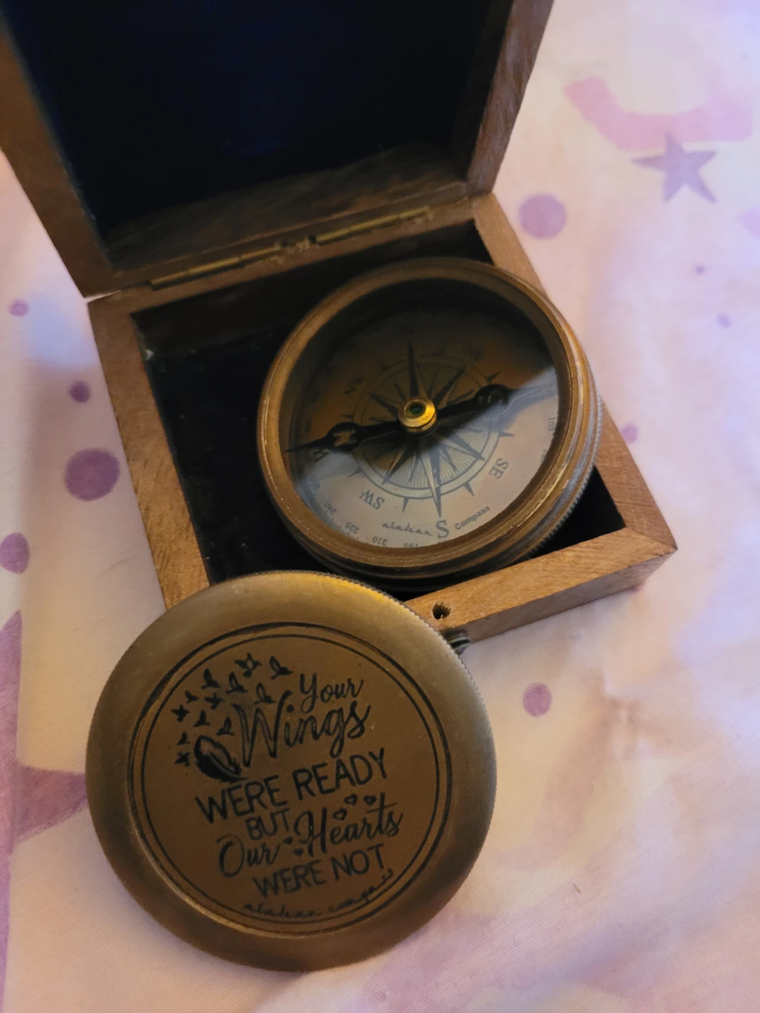 Alaskan Compass in Wooden Box
