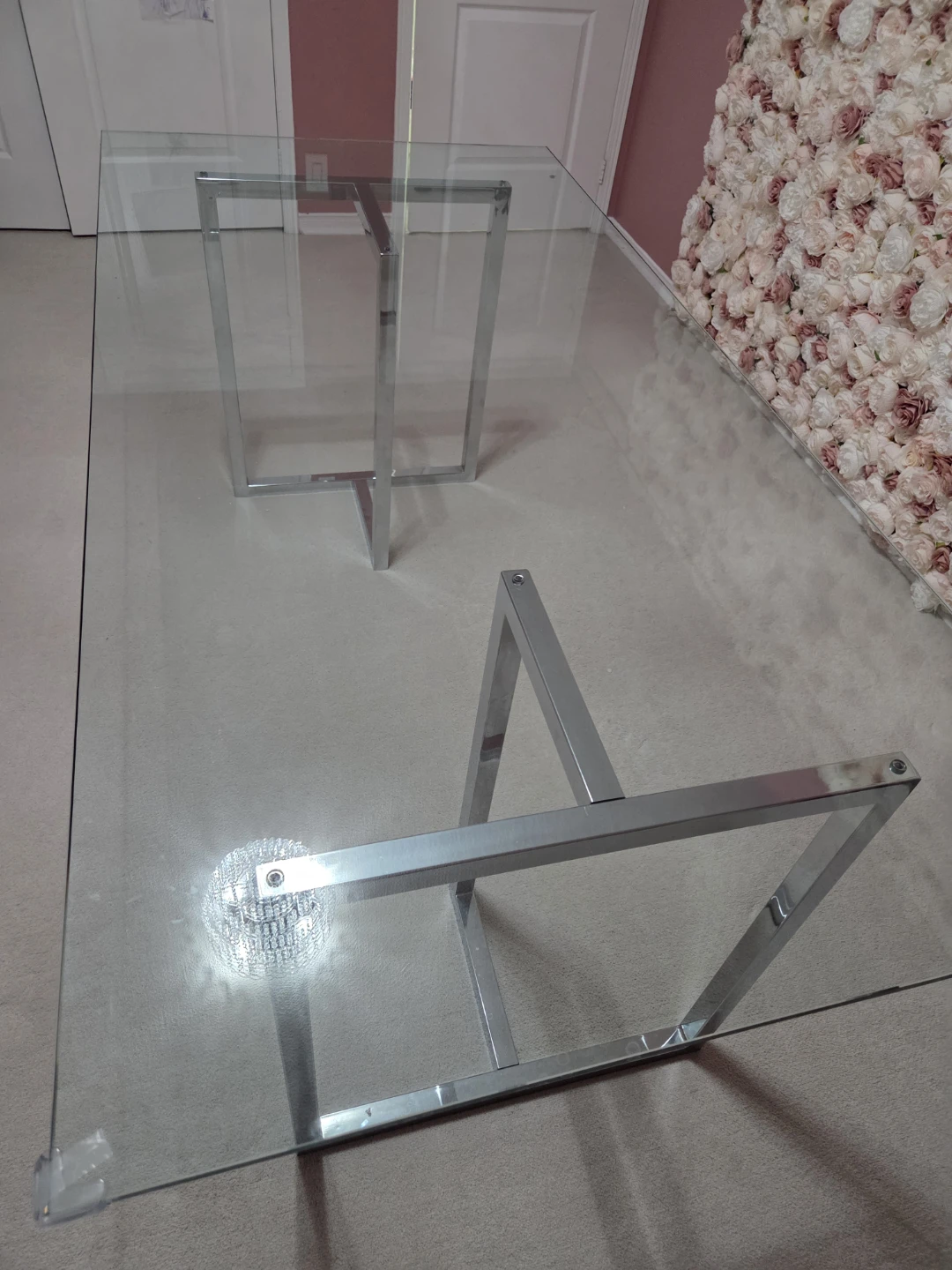 Modern Glass Dining Table - photo 2