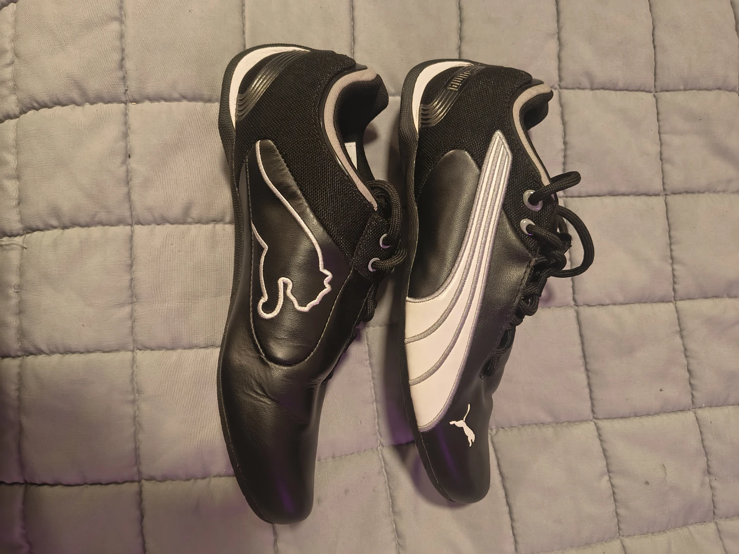Puma Black and White Sneakers