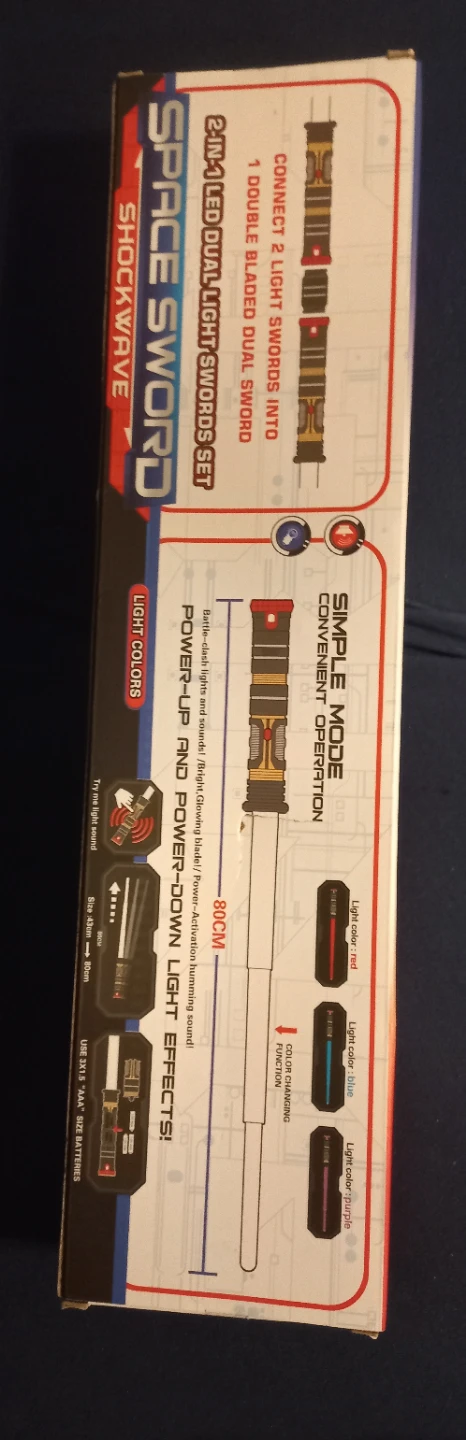 Shockwave 2-in-1 LED Dual Light Swords Set - photo 3