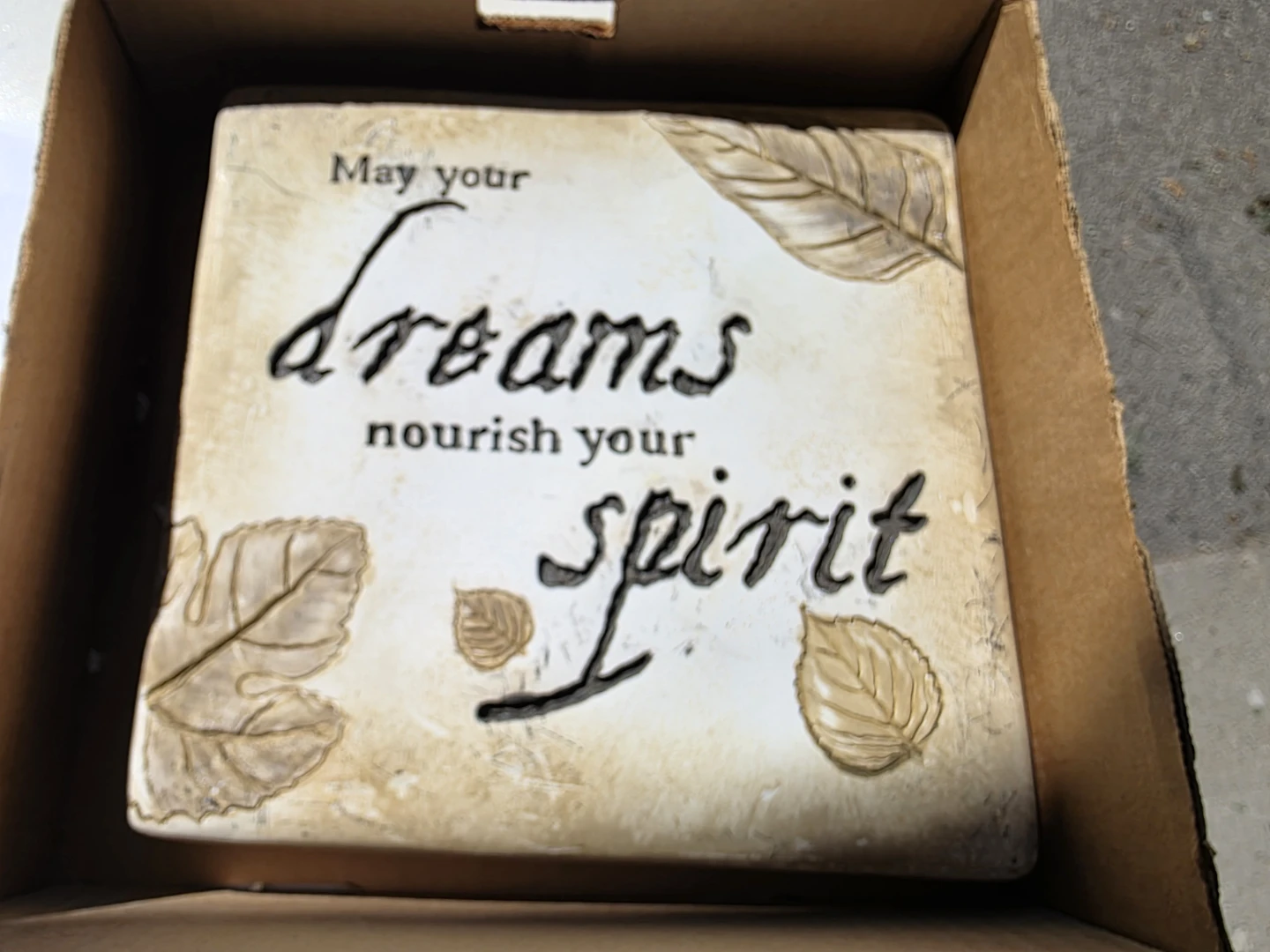 Decorative Wall Plaque May Your Dreams Nourish Your Spirit