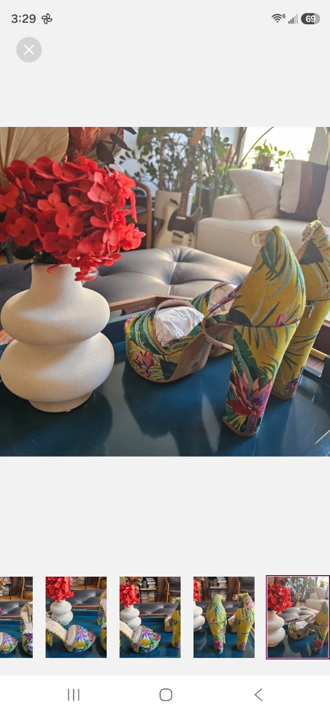 NEW/UNWORN- Chinese Laundry Avenue 2 Heels - Lotus Print - photo 5