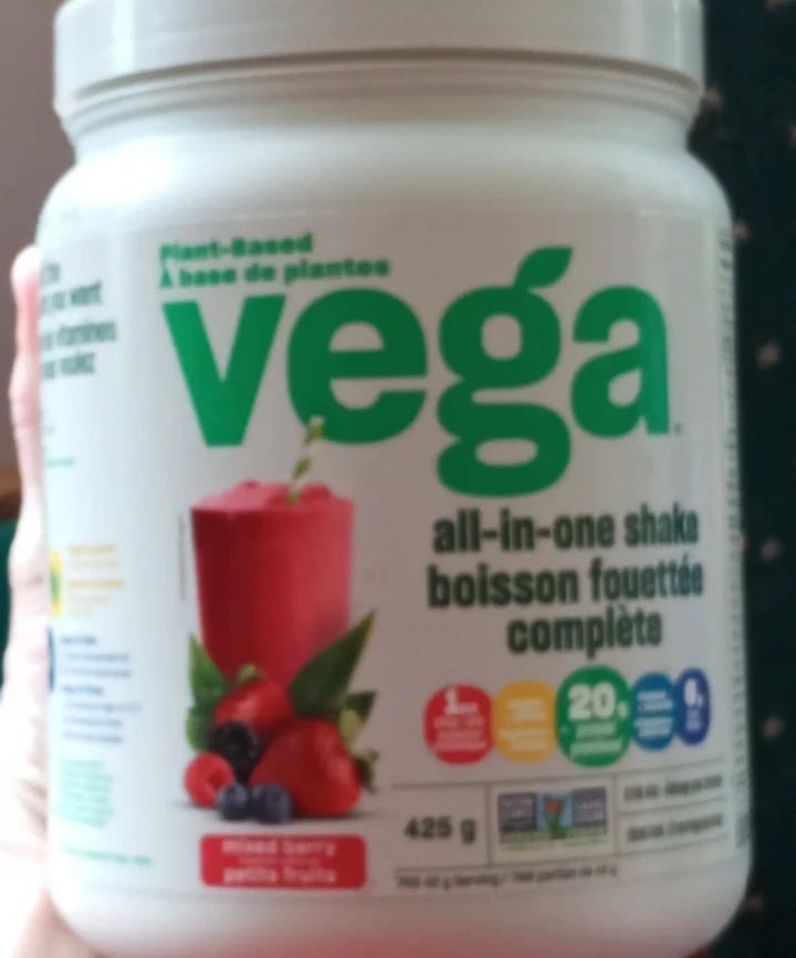 Vega All-in-One Shake Mixed Berry 425g