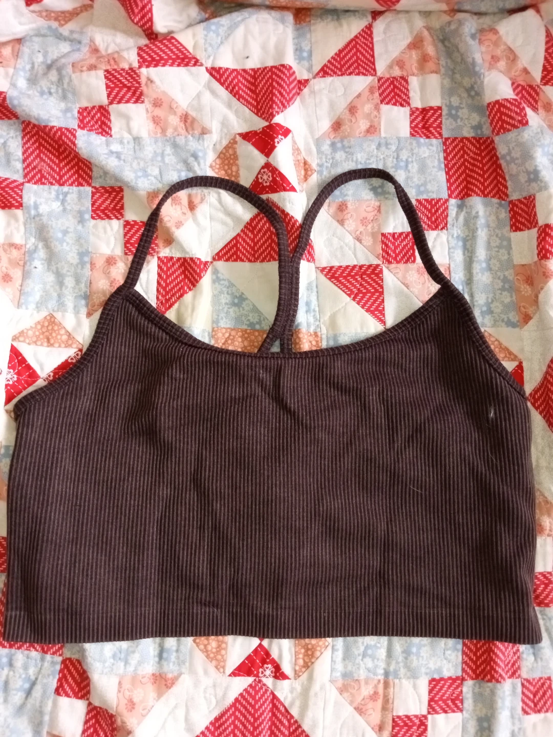 Women- Ribbed Crop Tank Top (XL)