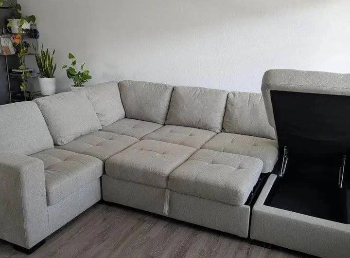 Gray Sectional Sofa with Storage-DELIVERY AVAILABLE - photo 3