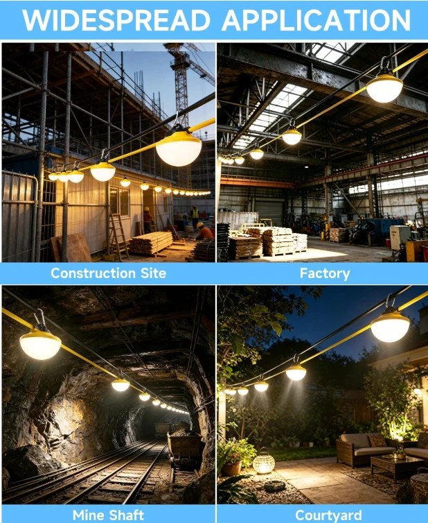 100FT Construction String Lights Brand New - photo 4