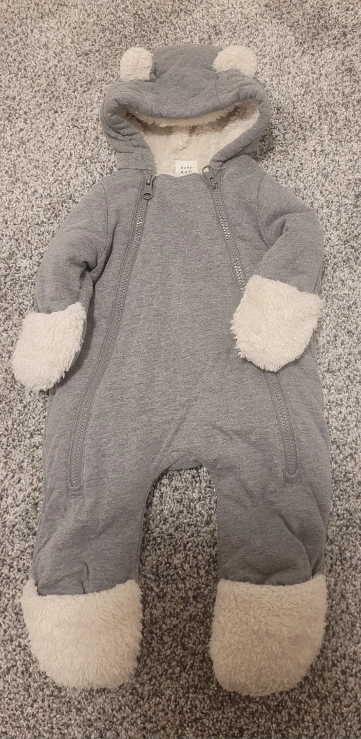 Baby Gap Sherpa-Lined Bear Bunting Suit up to 7lb(3kg)