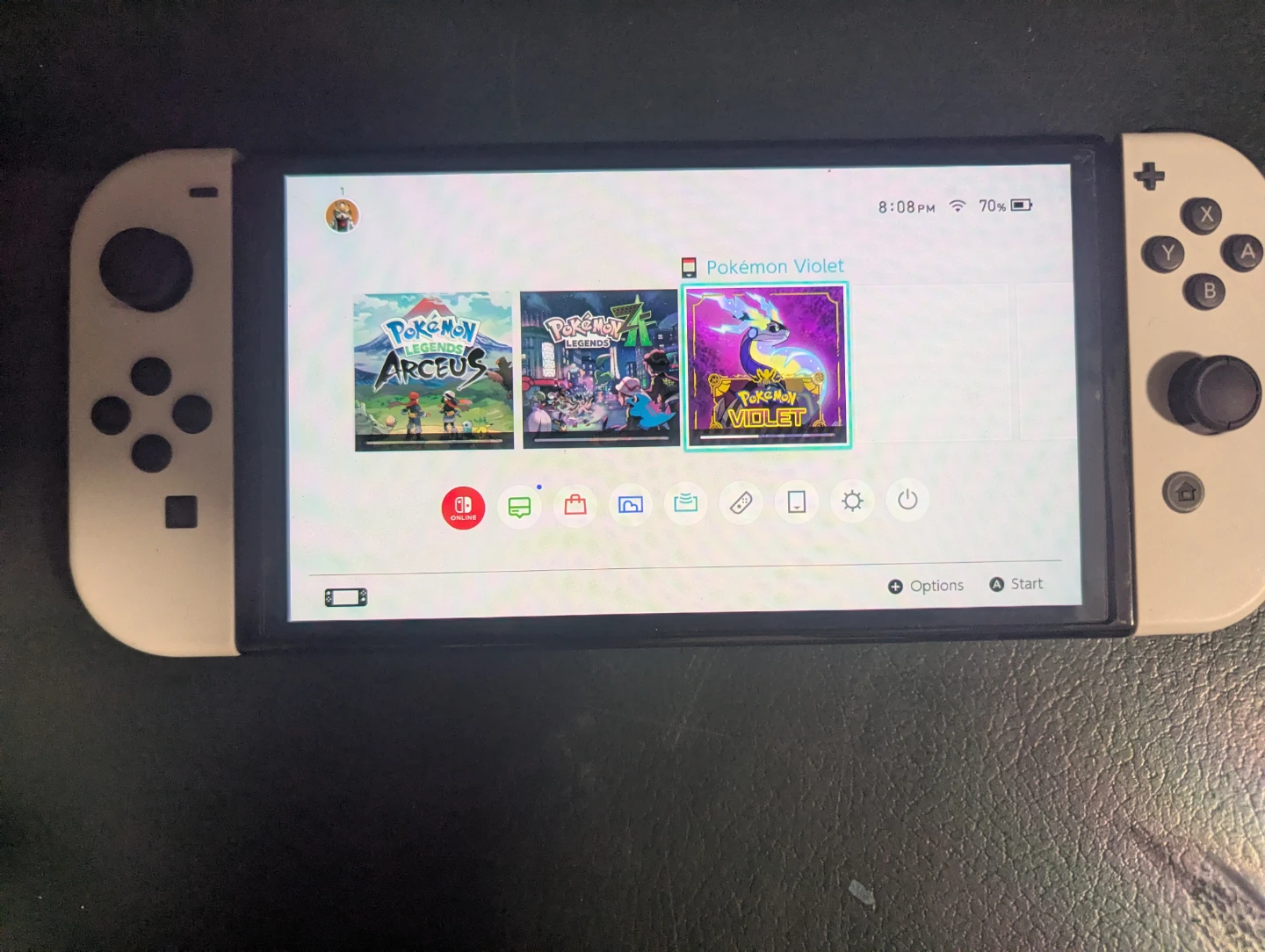 Nintendo Switch OLED + Pokemon Violet - photo 4