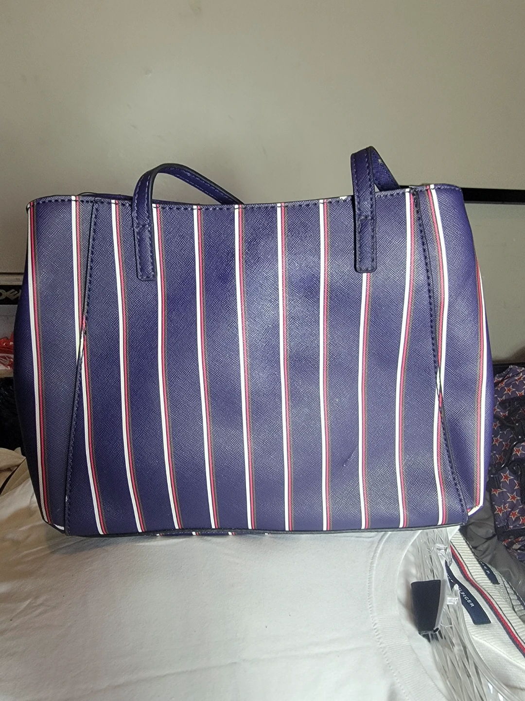 Guess Striped Tote Bag - photo 3