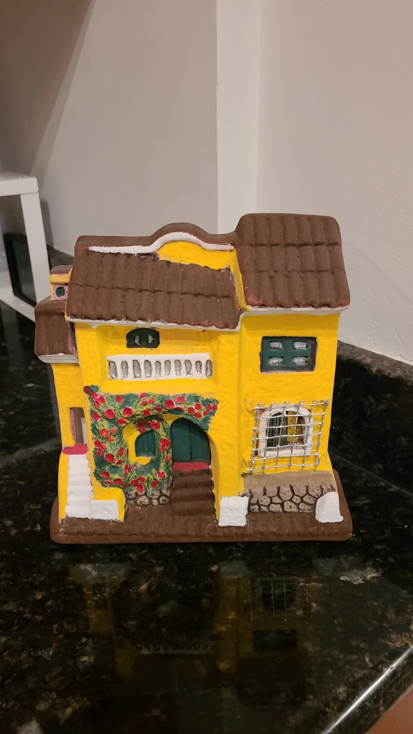 Decorative Ceramic House Figurine