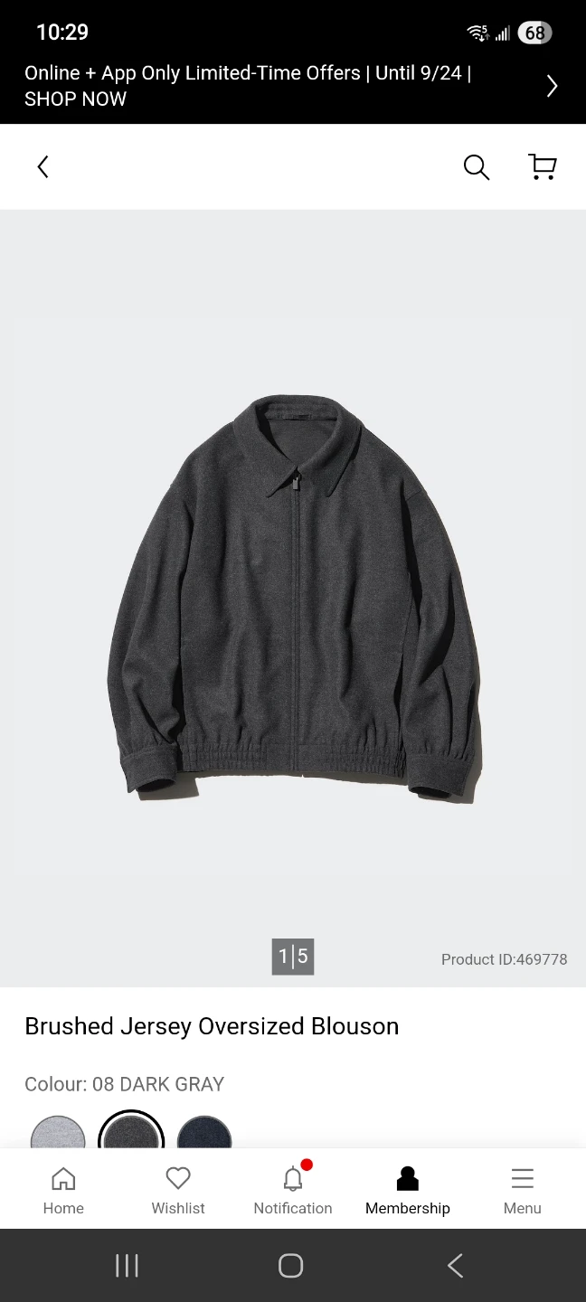 Uniqlo Jersey Oversized Blouson - photo 5
