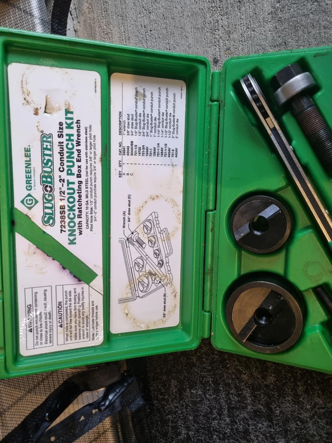 Greenlee Slug-Buster Knockout Punch Set - photo 3