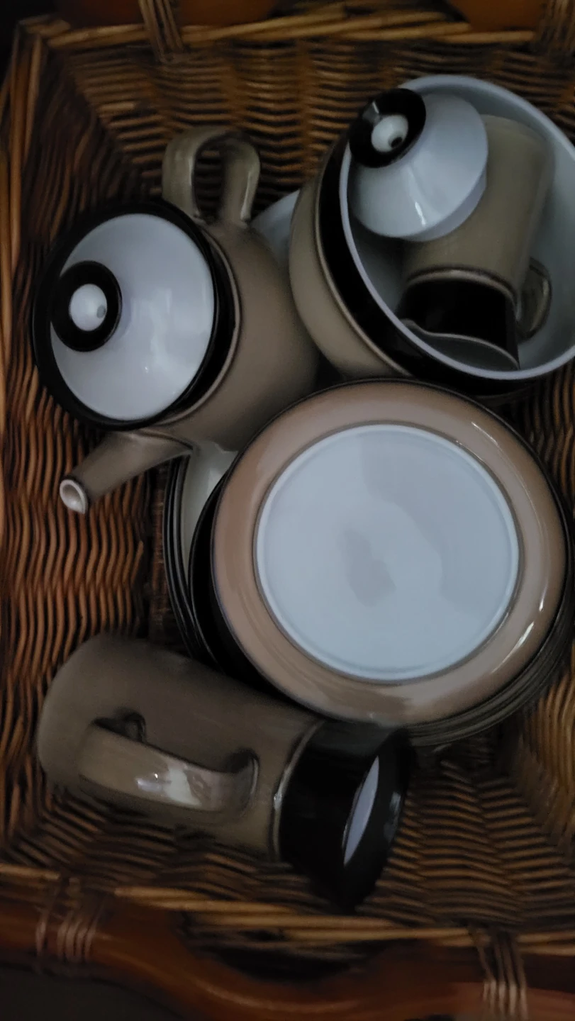 Denby Pottery Mug and Dish Set - photo 2