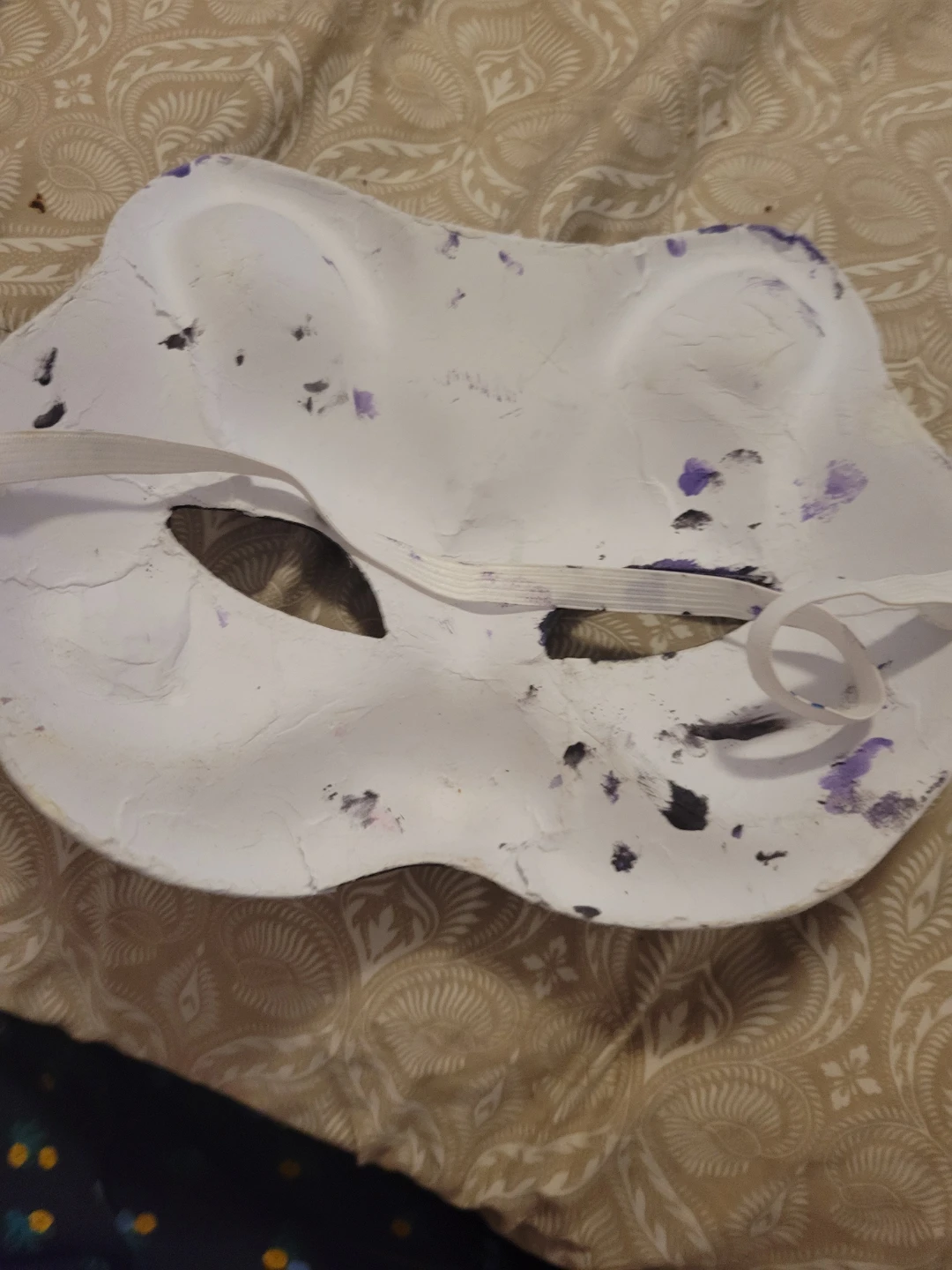 Hand-painted fox mask I worked hard on it - photo 2