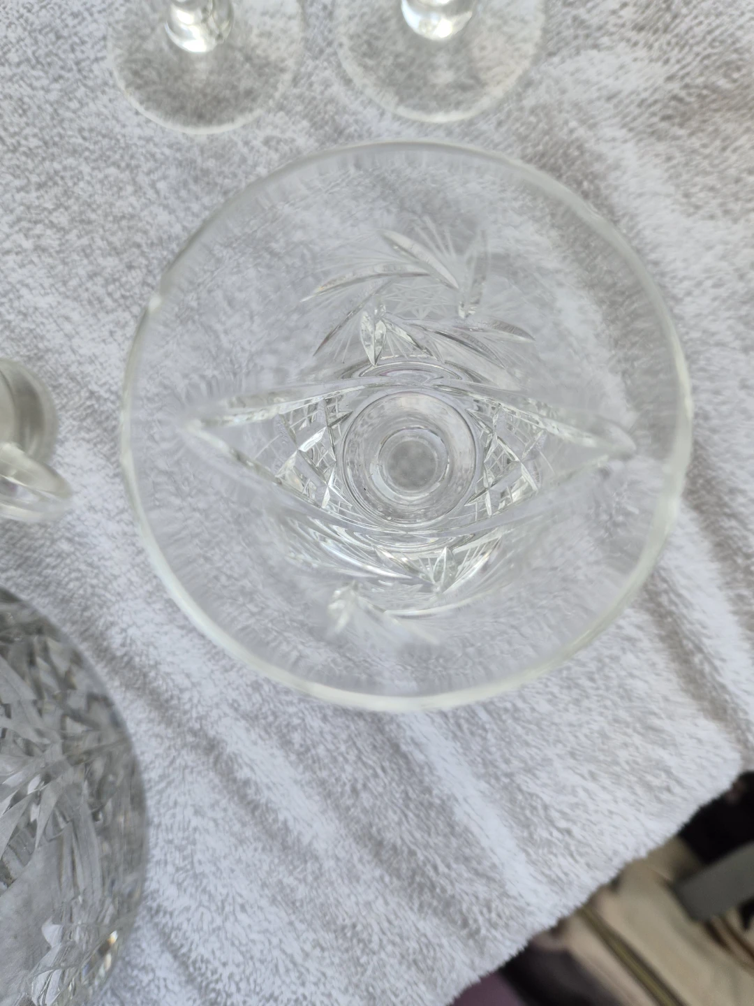 Vintage Crystal Cordial Glasses - photo 5
