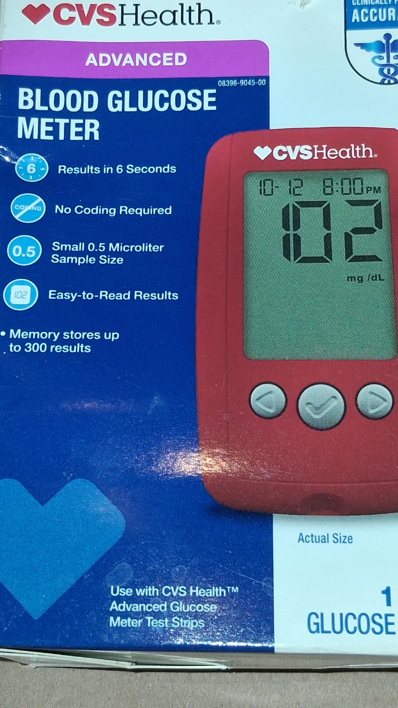 CVS Health Advanced Blood Glucose Meter