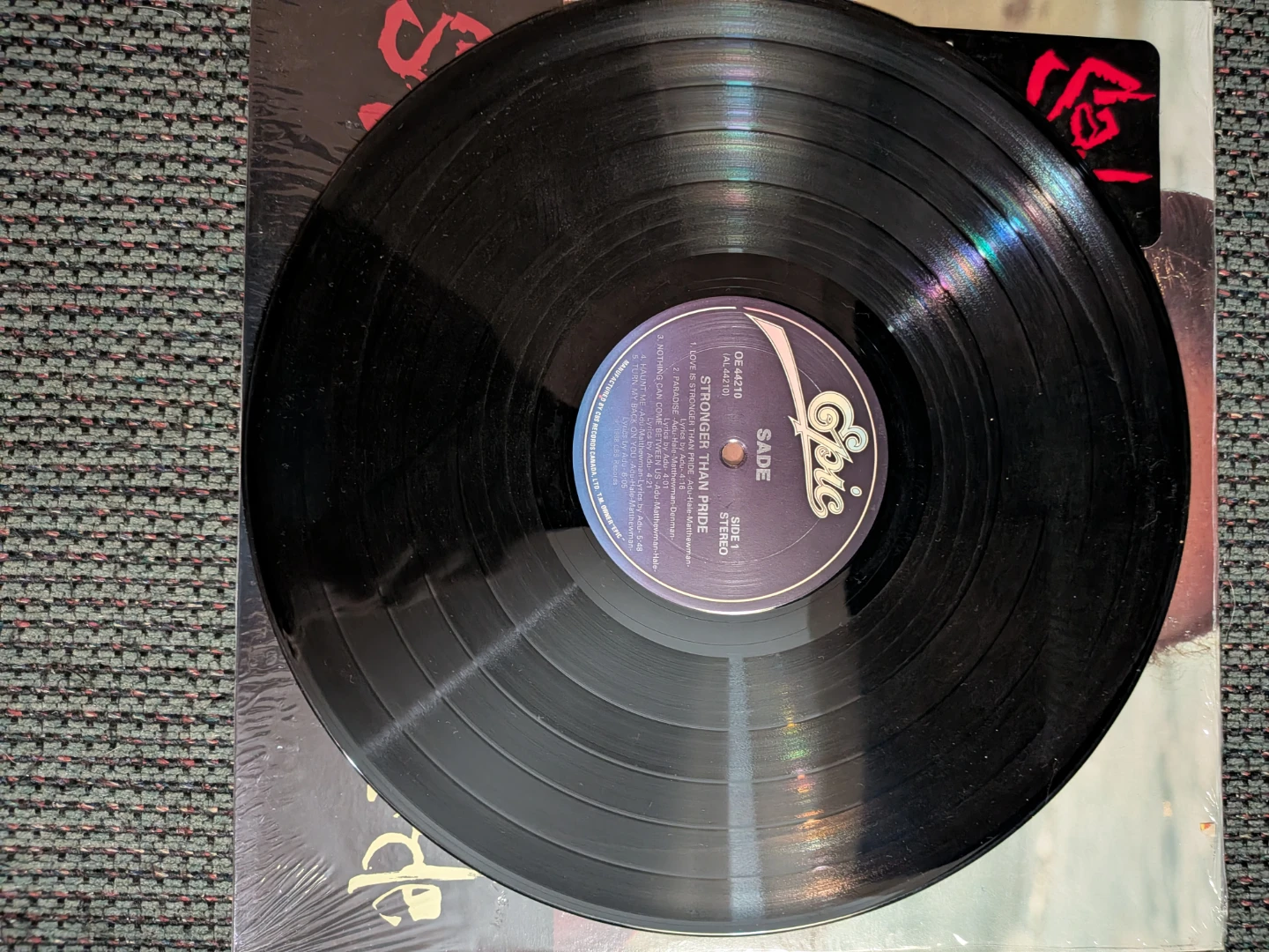 Sade – Stronger Than Pride 1988 Vinyl LP - photo 3