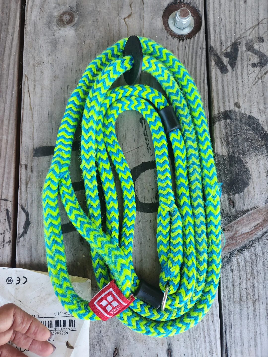 Harness Lead dog leashes - Available in Green and Orange