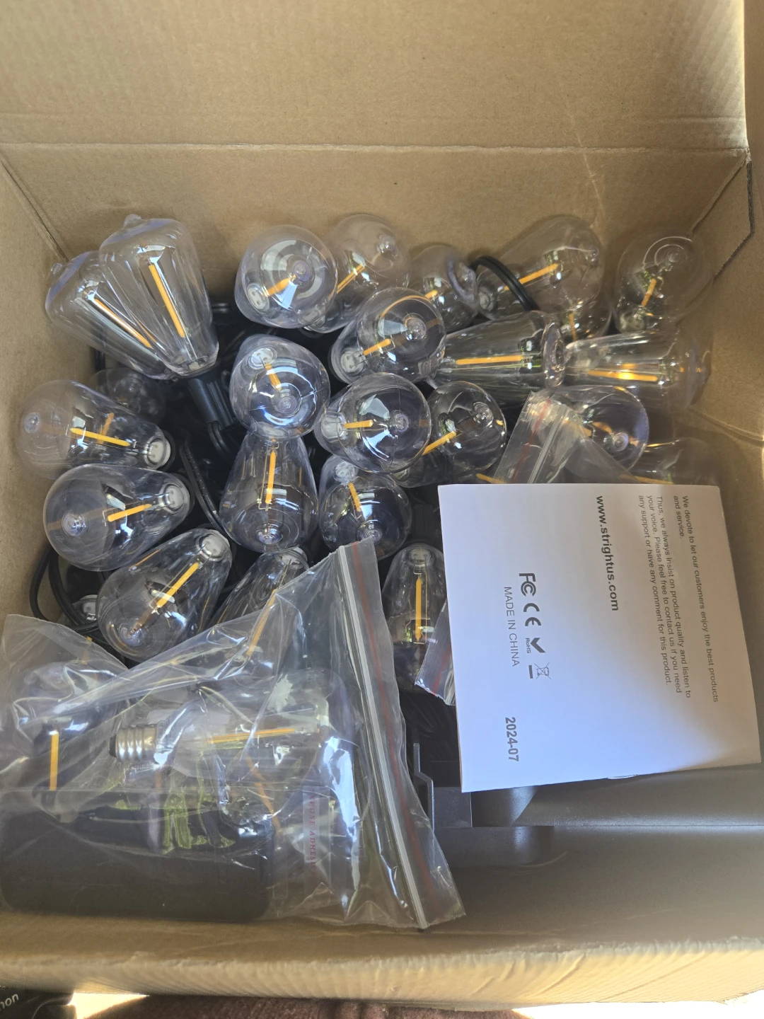 Stright Solar Powered LED String Lights 240FT - photo 3