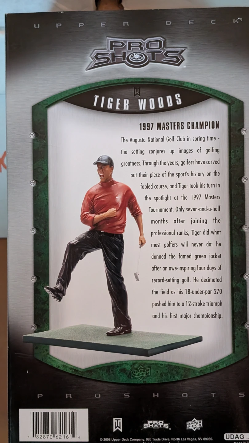 Two Upper Deck Pro Shots Tiger Woods Figures - photo 4