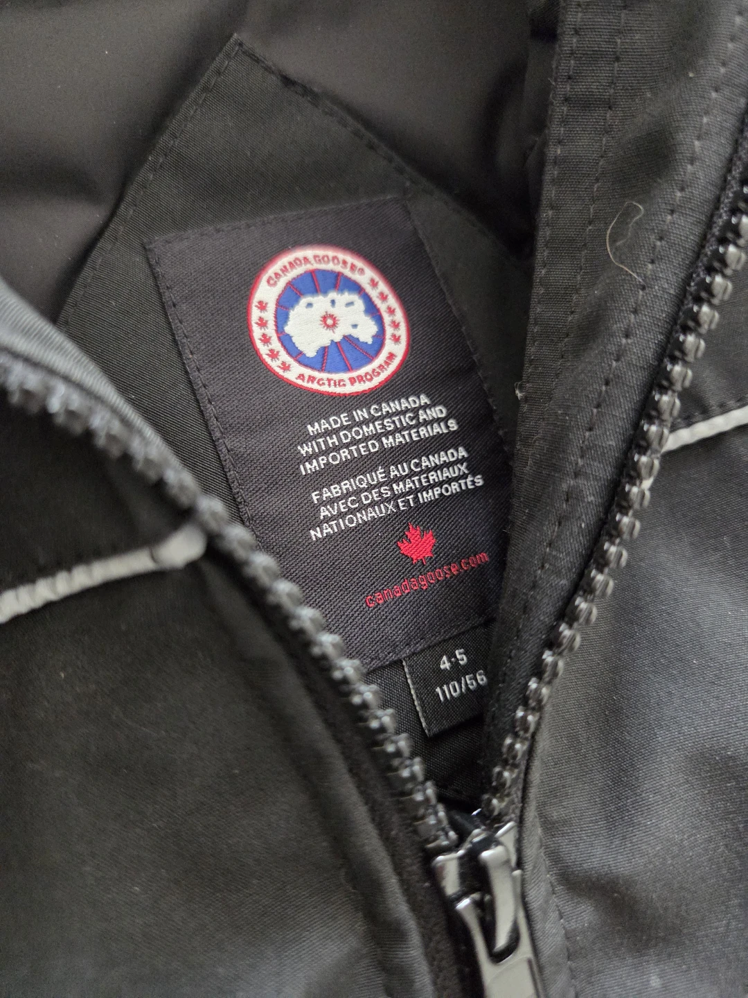 Canada Goose Kids Bomber Jacket Black Size 4-5 - photo 2