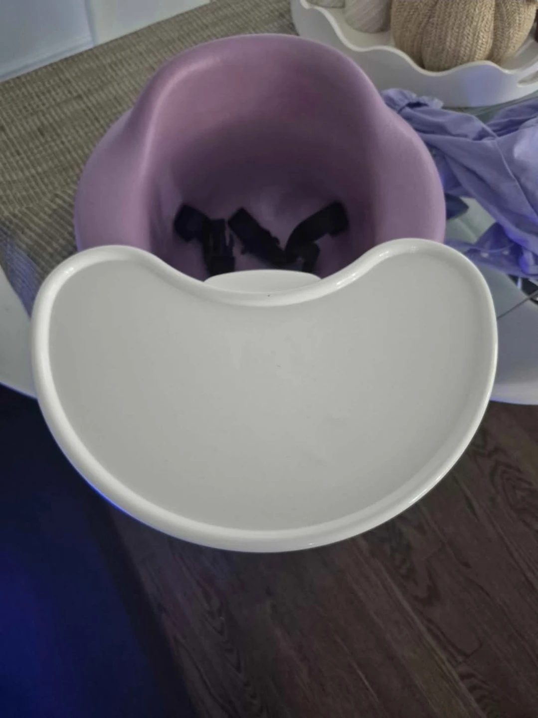 Bumbo Floor Seat with Tray - Pink - photo 2