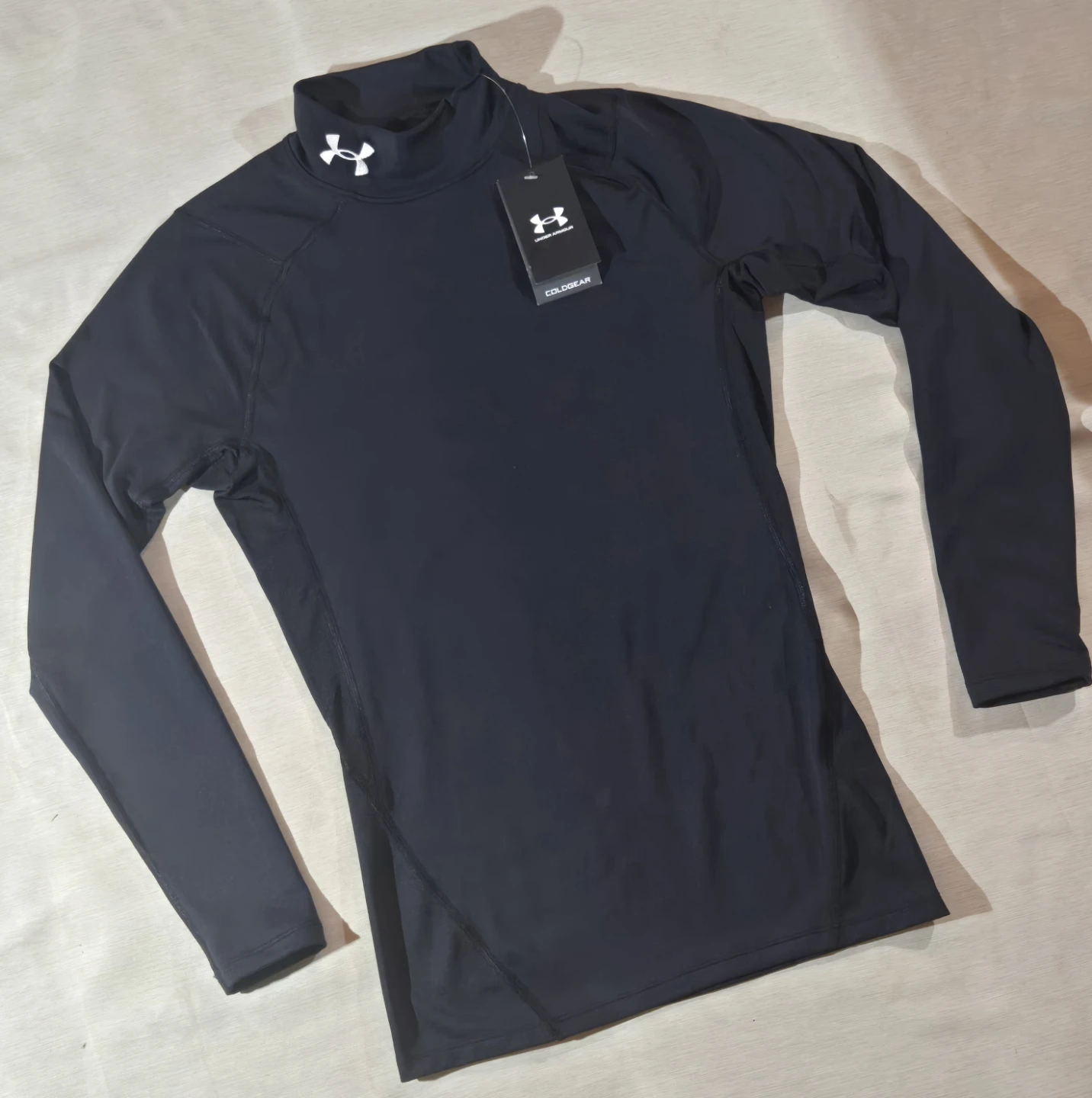 Men's Compression Mock Long Sleeve ColdGear Large.  BNWT.