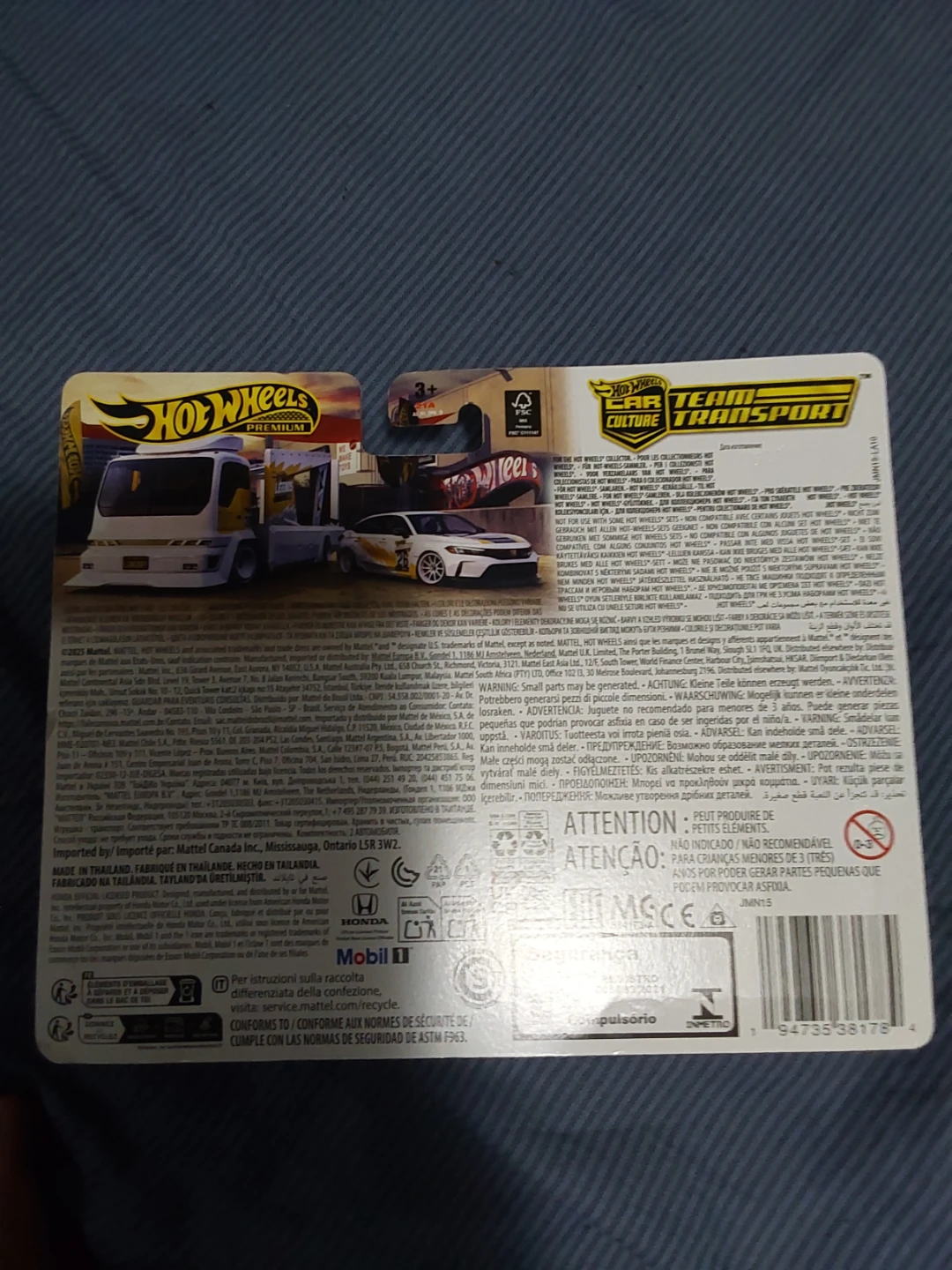 Hot Wheels Premium Team Transport '24 Honda Civic Type R - photo 2