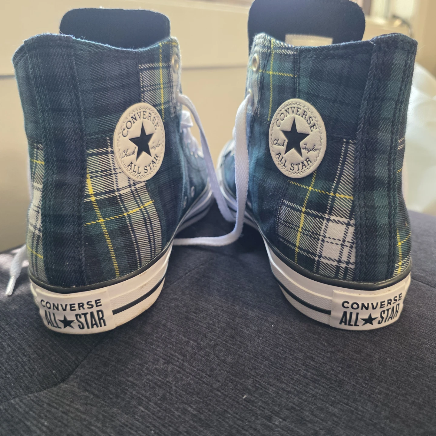 Converse Chuck Taylor All Star High Top Plaid Sneakers - photo 4