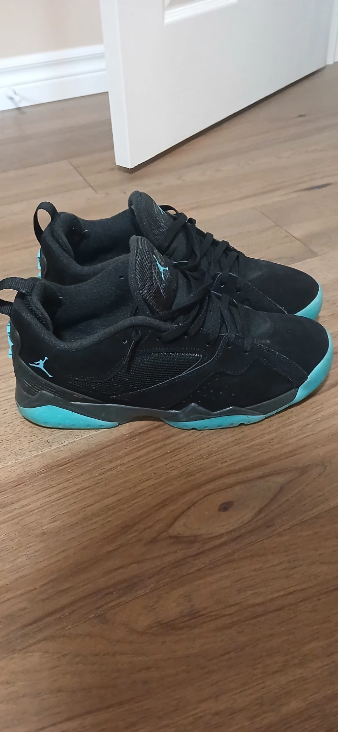 Nike Jordan Flight Shoes Black and Teal - photo 3