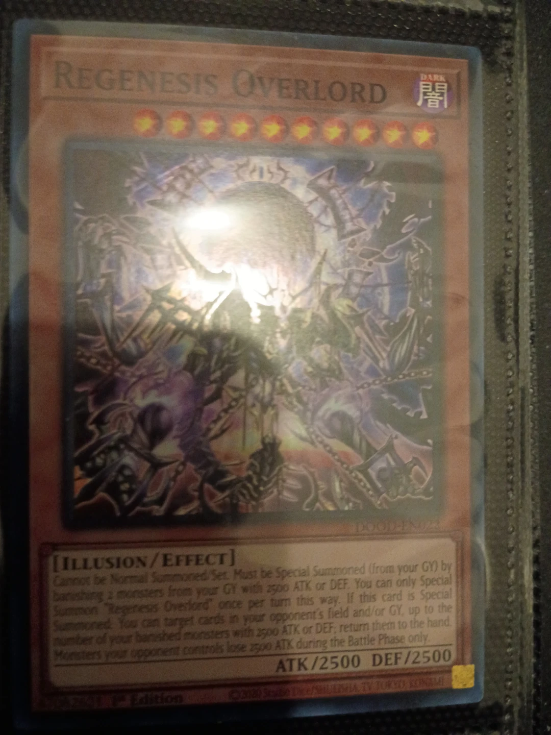 Regenesis Overlord Yu-Gi-Oh! Card