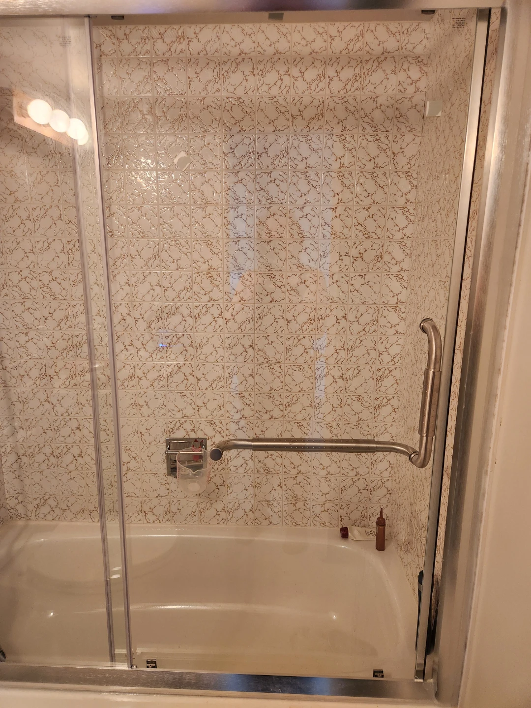 Sliding glass bathtub shower doors - photo 4