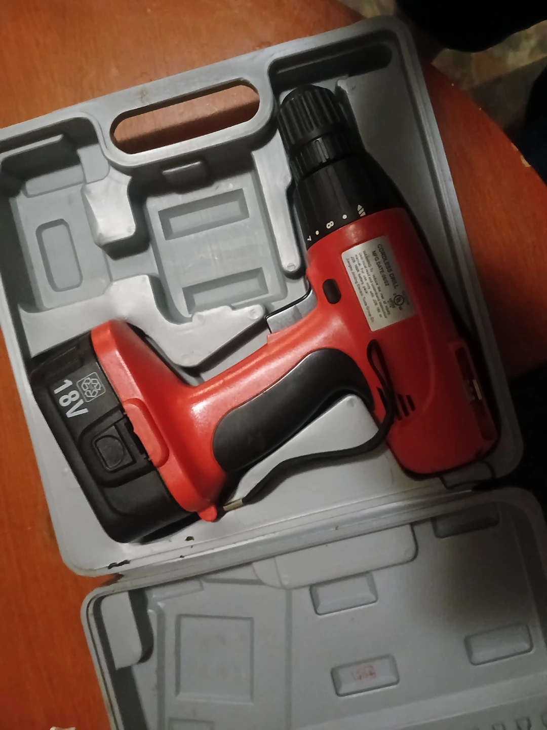 18V Cordless Drill with Case