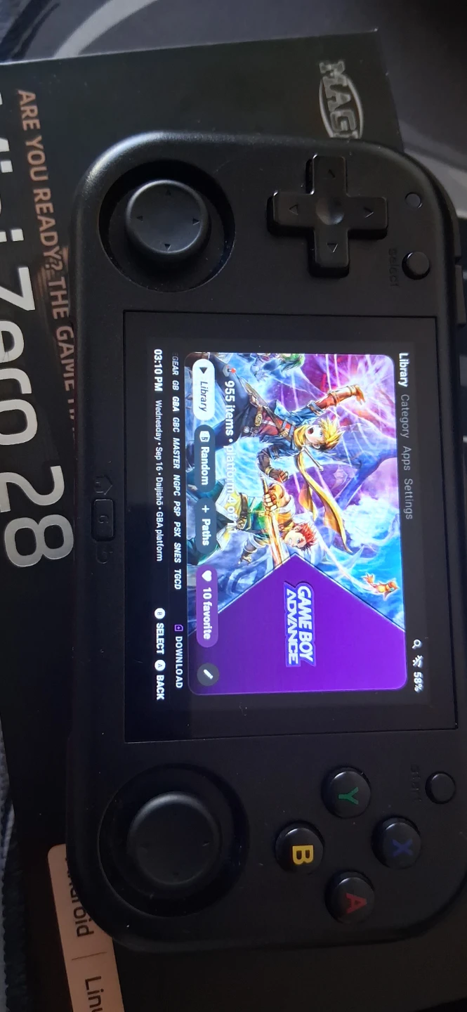 Mini Zero 28 Handheld Game Console open box - photo 5