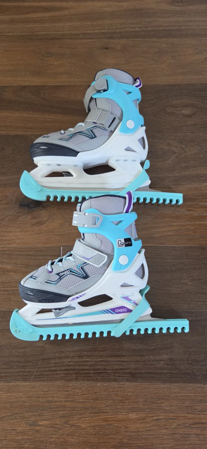 Oxelo Kids Adjustable Ice Skates