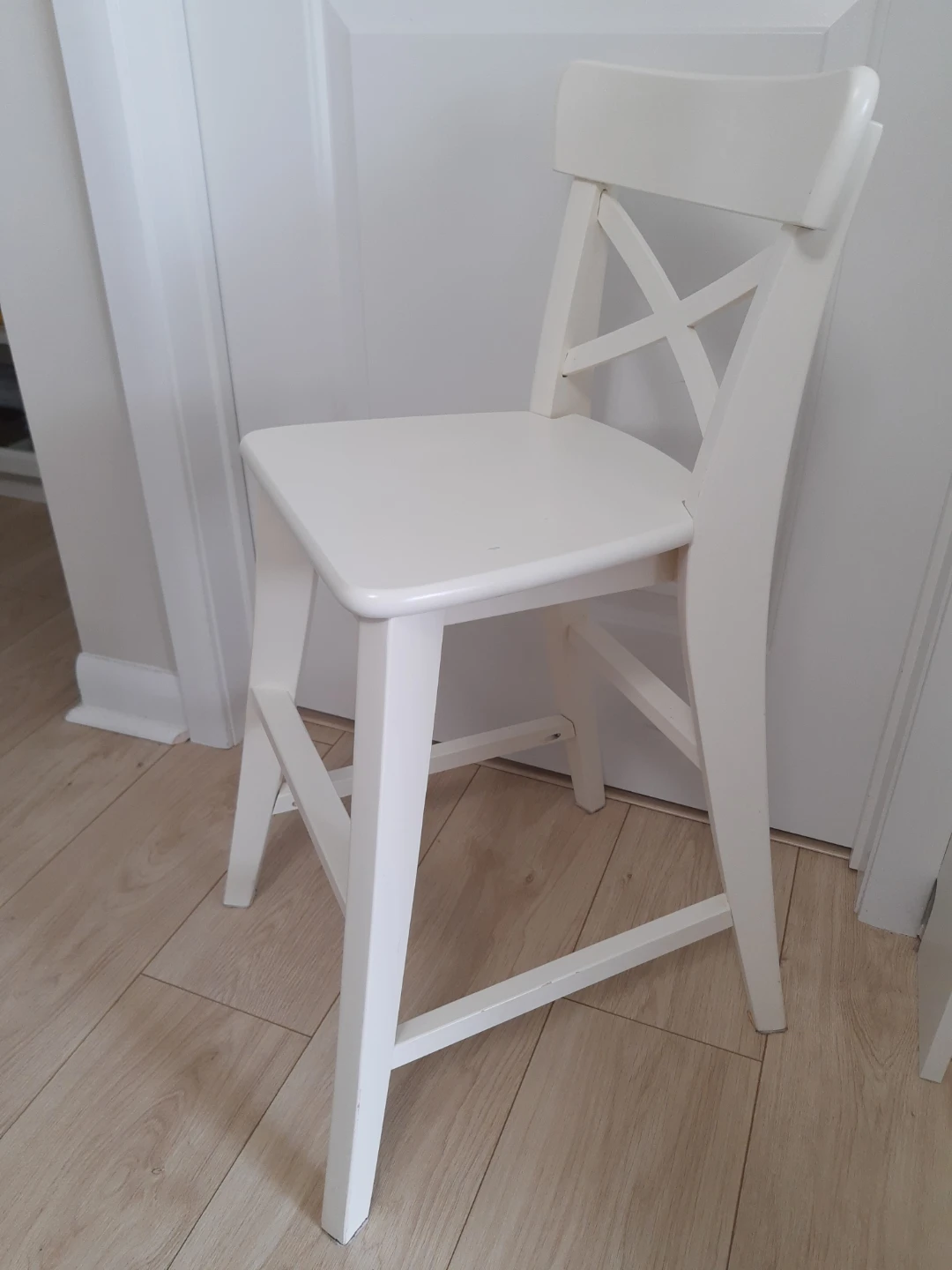 Ikea INGOLF Junior Chair, White - photo 4
