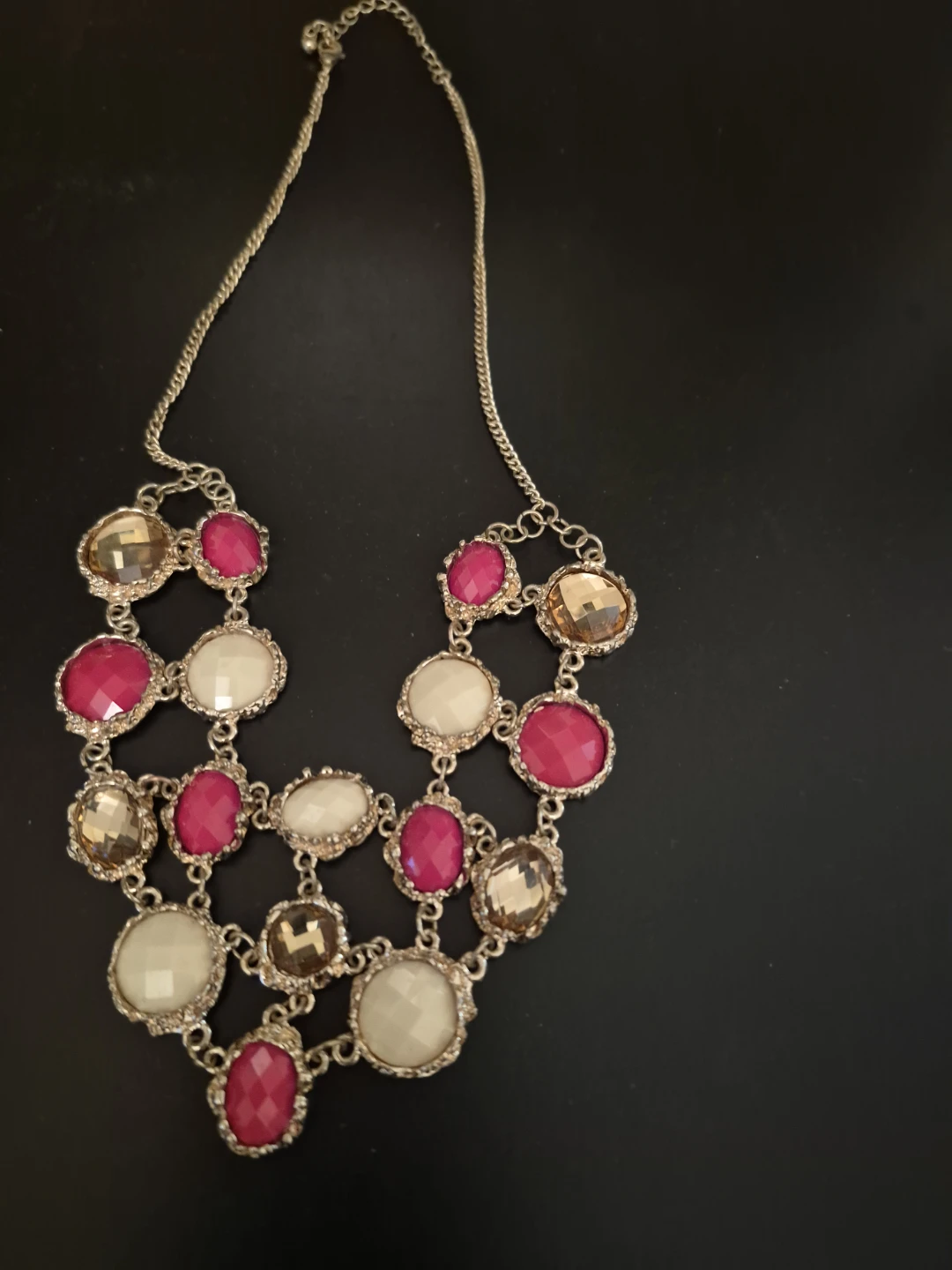 Multi-Stone Statement Necklace