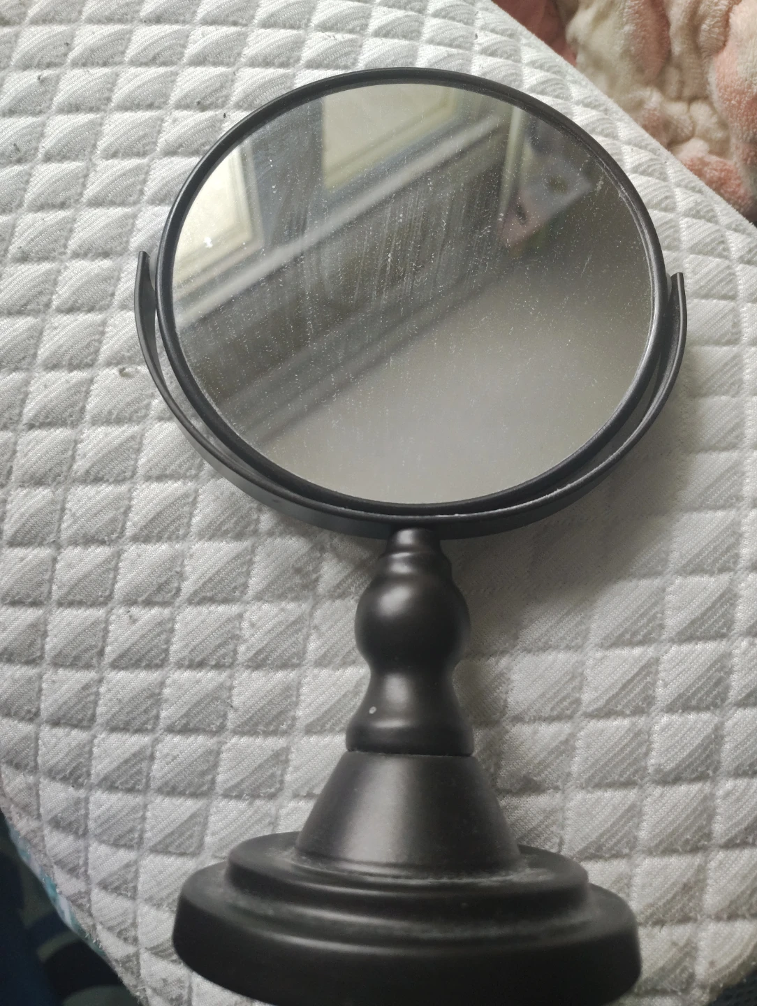 Black Tabletop Vanity Mirror
