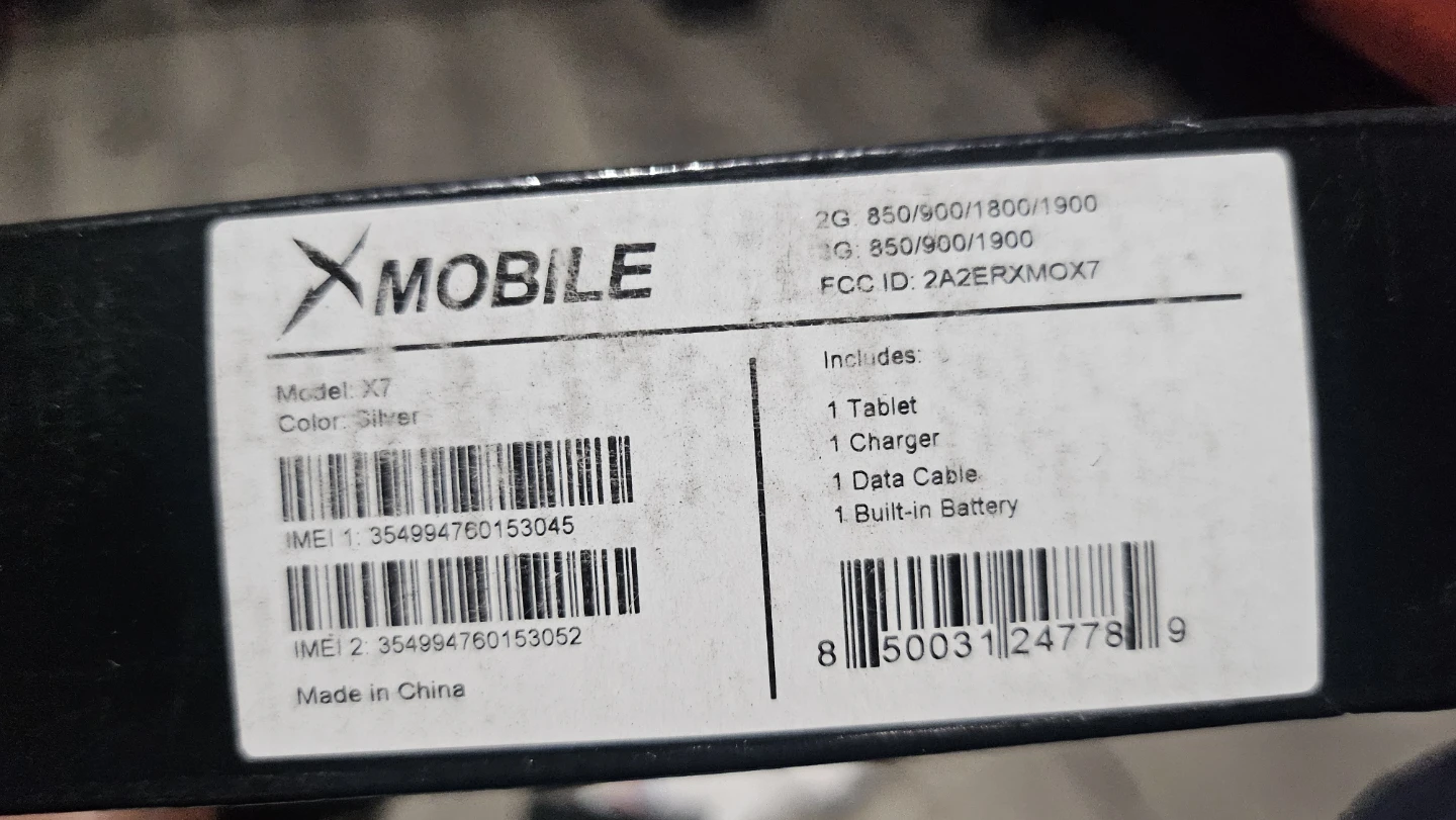 XMobile X7 Tablet Silver - photo 3