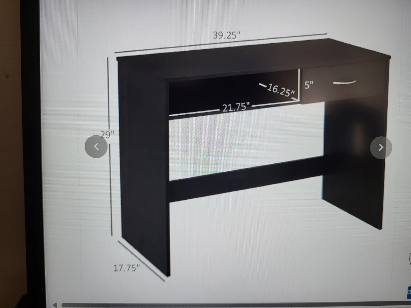 HOMCOM Modern Computer Desk - photo 2