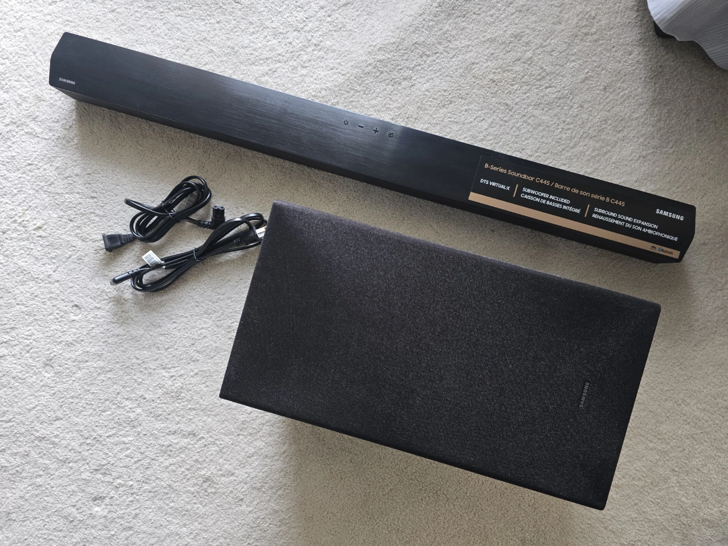 Samsung 2.1 Sound Bar with Wireless Subwoofer-Black