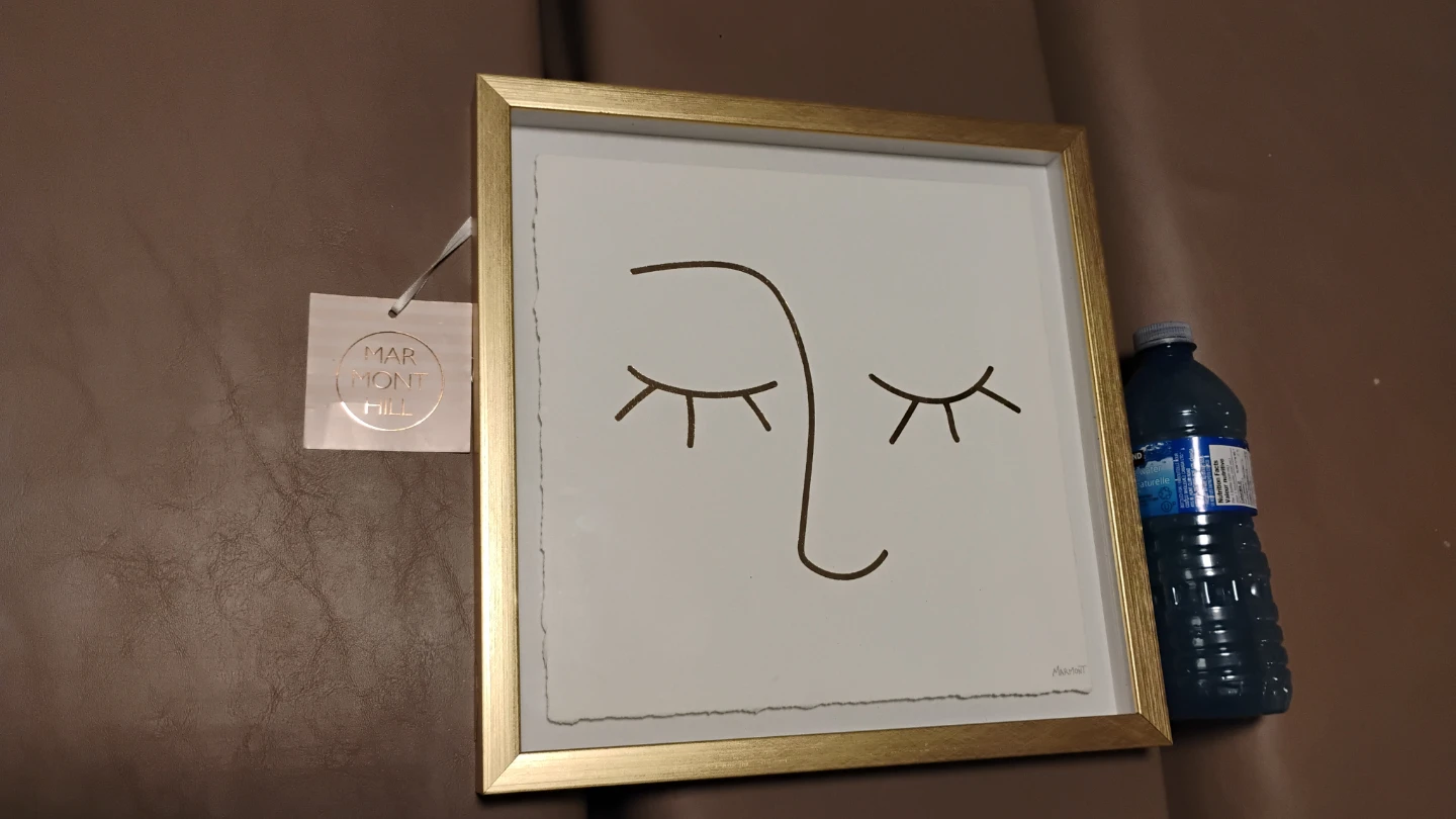 Marmont Hill Framed "Just A Face" Wall Art