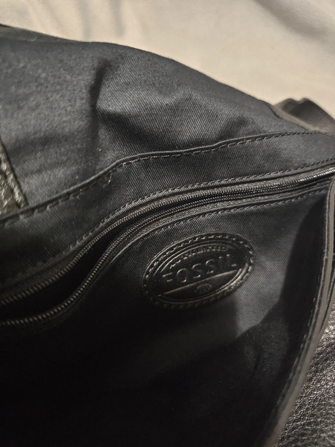Fossil Black Leather Crossbody Bag - photo 5