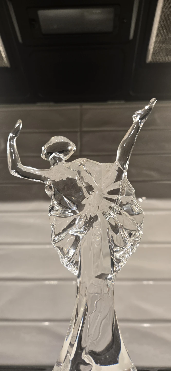 Clear Glass Ballerina Figurine - photo 3