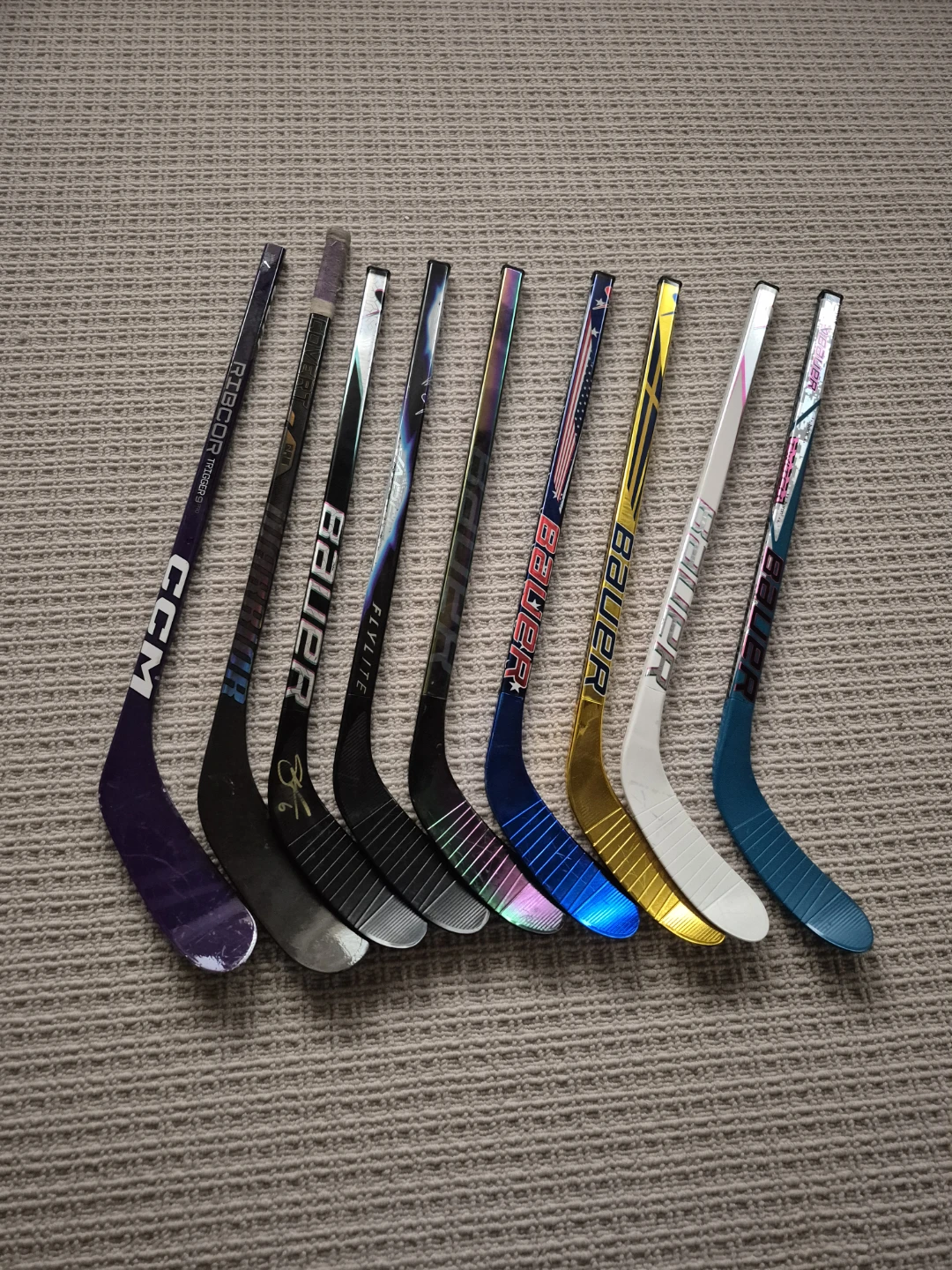 Bauer Flylite Hockey mini sticks