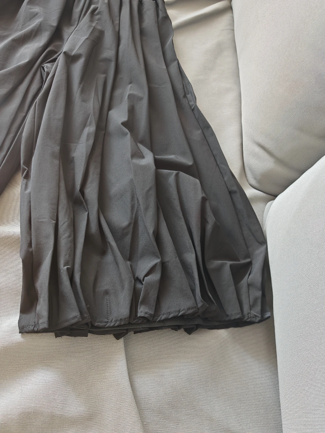 Black elastic waist balloon trousers - photo 4