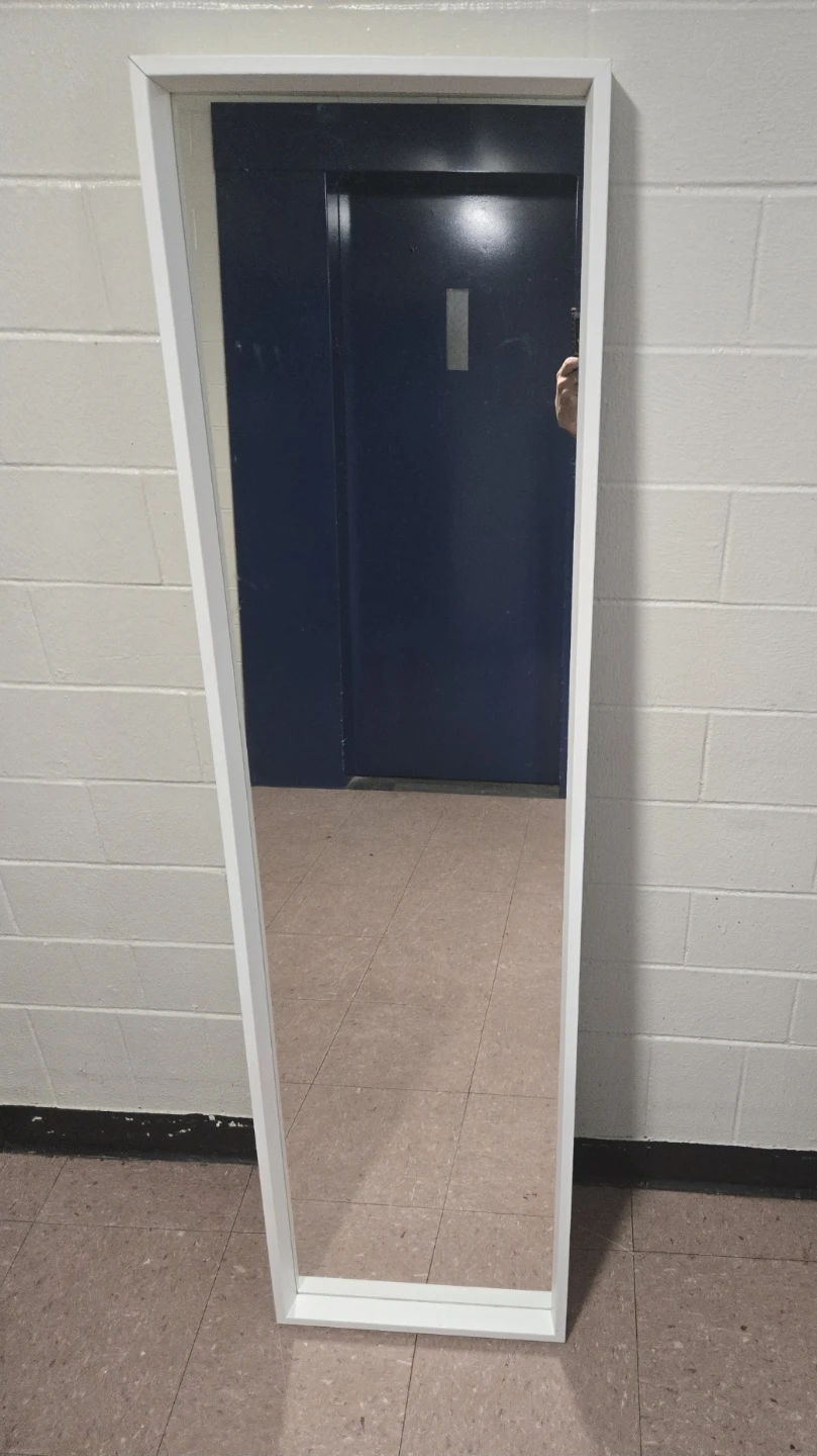 IKEA NISSEDAL White Full Length Wall Mirror 16"x59" - photo 4