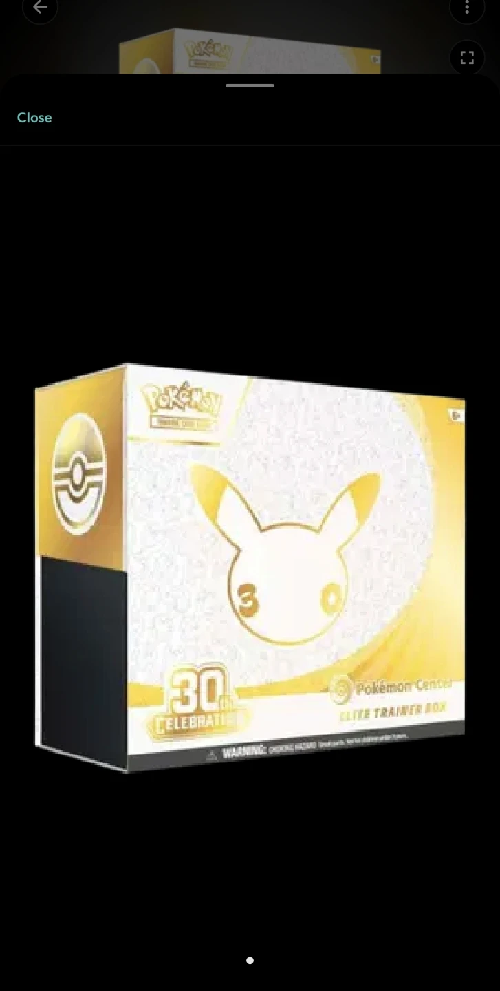 Pokemon Celebrations Elite Trainer Box PKC